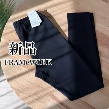 [ 새상품 ] FRAMeWORK 속기모 레깅스 팬츠 36 블랙