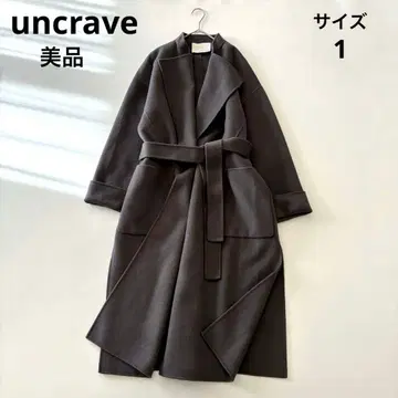 새상품급 uncrave WHITE [정가 4.2] 울 리버 롱 코트 M