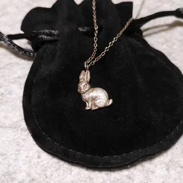 호보니치 토끼 펜던트 은 토끼 스털링 실버 목걸이