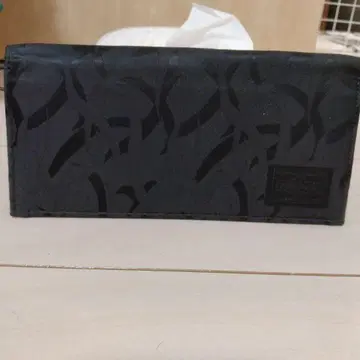 패턴 장지갑 블랙