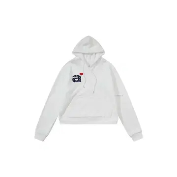 aeae 크롭 후드티 화이트