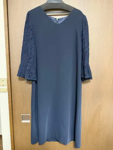 결혼식 경사 파티 드레스 레이스 원피스 익명 배송 네이비