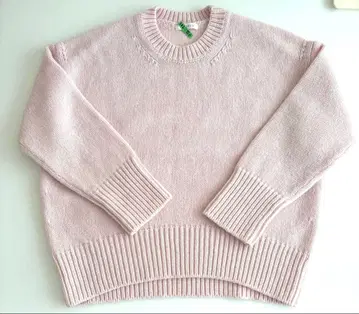 새상품급 GALERIE VIE 파인 울 크루넥 풀오버 니트