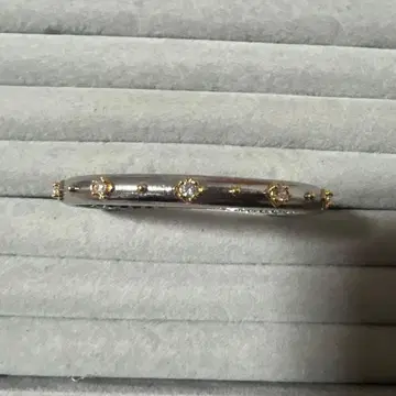 실버 골드 크리스탈 뱅글