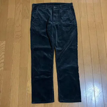 새상품급 Brown by 2-tacs 블랙 코듀로이 팬츠