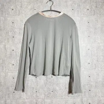 아카네 우츠노미야 25SS 시어 튤 롱 슬리브 티셔츠