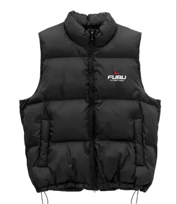 FUBU 블랙 다운 베스트
