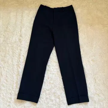 COMME CA MODELS 여성용 슬랙스 S 스트레치 네이비