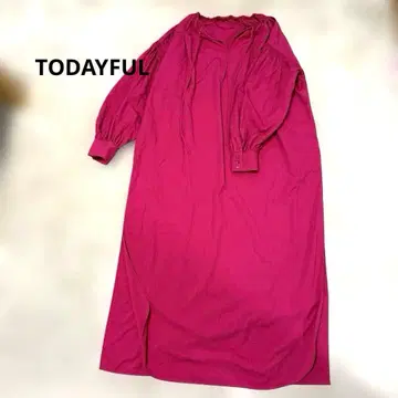 새상품급 TODAYFUL 개더 카프탄 드레스 36 넉넉하게