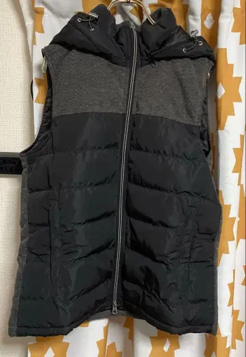 이카 퀼팅 베스트 M 블랙/그레이