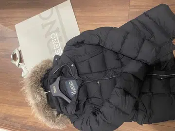 Herno 블랙 다운 자켓 46