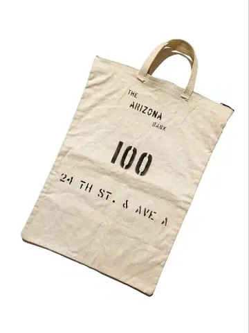 50s 60s 빈티지 미국 은행 뉴스 페이퍼 백 툴 백