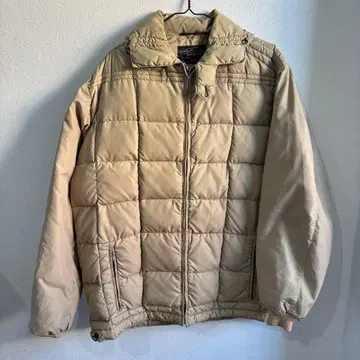 70s TEMPCO 빈티지 다운 자켓 베이지 TALON
