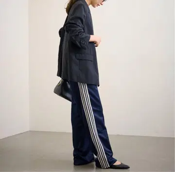 24AW 프레임워크 라인 트랙 팬츠 네이비 38