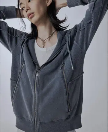 Jent Louis 더블 지퍼 후디