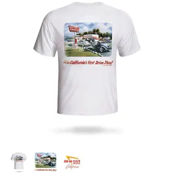 [ 새상품 미사용 ] IN-N-OUT 1986 티셔츠 인앤아웃버거