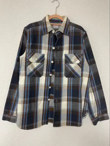 웨어하우스 WAREHOUSE 좋은 배색 플란넬 셔츠