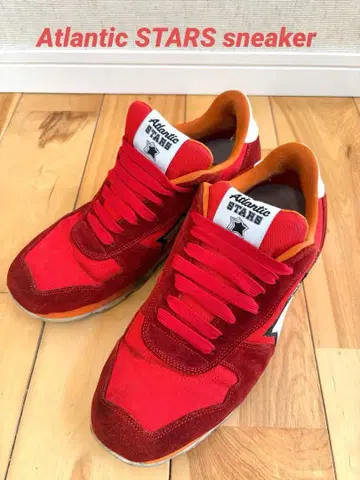 아틀란틱 스타스 빨간색 스니커즈