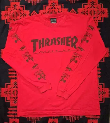 THRASHER 롱 T L 사이즈