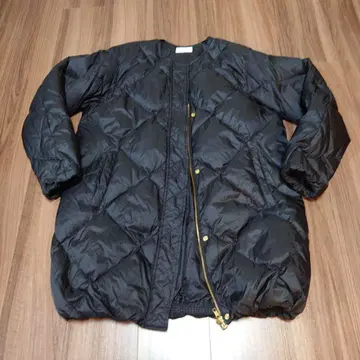 DOUX ARCHIVES 다운 코트 블랙 프리 사이즈