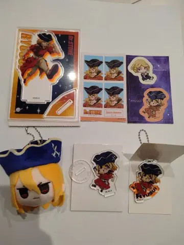 Dr.stone 다이소 나나미 류스이 봉제 인형 아크릴 스탠드 스티커