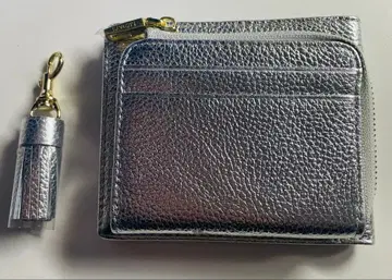 LIZDAYS 2단 접이식 지갑 실버