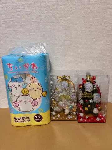 [24시간 이내 발송] 치이카와 12롤 크리스마스 트리 2종 세트