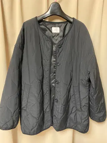 LOWRY'S FARM 블랙 퀼팅 자켓