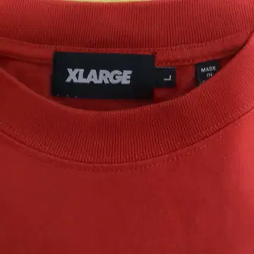 XLARGE 레드 T셔츠 L 사이즈