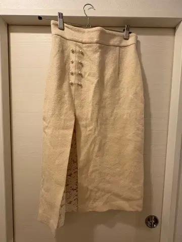JILL STUART 베이지 슬릿 타이트 스커트 사이즈 2