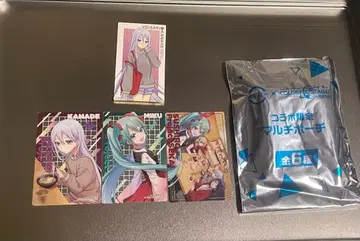 스시로 프로세카 콜라보 한정판 멀티 파우치 클리어 카드 스티커 묶음 판매