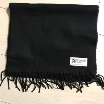 존슨 캐시미어 머플러 블랙