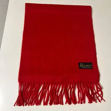 영국제 Dorland 캐시미어 100% 캐시미어 머플러 레드 포인트 컬러