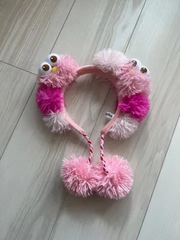 USJ 복슬복슬 머리띠 핑크