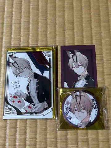 오토마 오토후유 하니브 테오 아크릴 스탠드, 캔뱃지, 미니 사진 세트