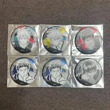 쿠로코의 농구 데 컬렉션 캔뱃지 6개 세트