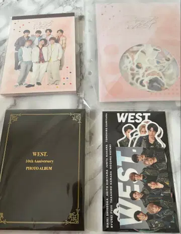 WEST. 앨범풍 카드 세트 프레이크 씰 스티커 세트 메모장