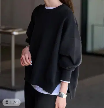 24AW FRAMeWORK 더블 자카드 풀오버 블랙