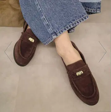 새상품급 slobe iena 코인 로퍼 브라운 24.5cm