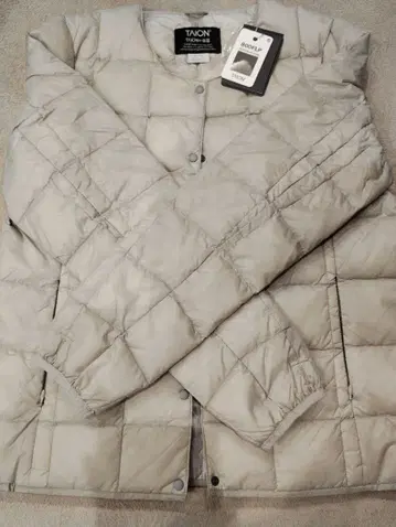 TION 쿨넥 다운. XL 사이즈. 아이스 그레이