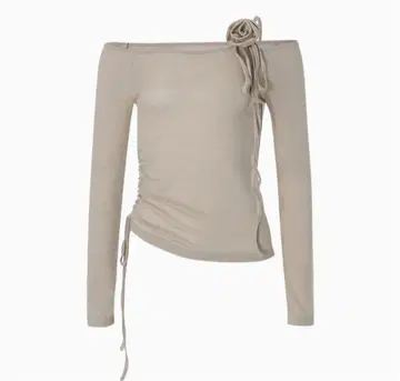 crank Rose 스트링 오프숄더 탑