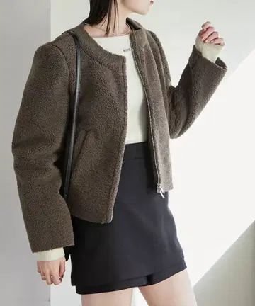 퍼프 슬리브 보아 자켓