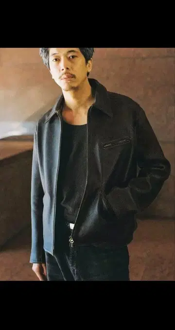 Lidnm VINTAGE WASHED LEATHER ZIP