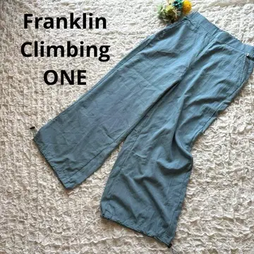 프랭클린 클라이밍 나일론 와이드 팬츠 밑단 드로 코드 방풍 ONE