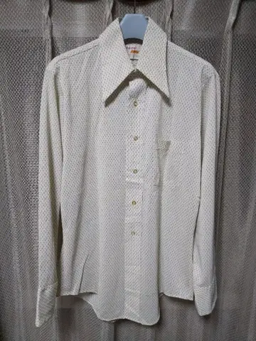 Arrow Knits 애로우 긴팔 셔츠 화이트 레트로 vintage