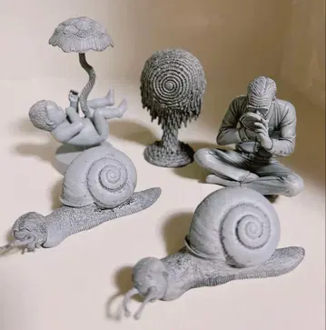 저주의 미니 박스 우즈마키 이토 준지 피규어