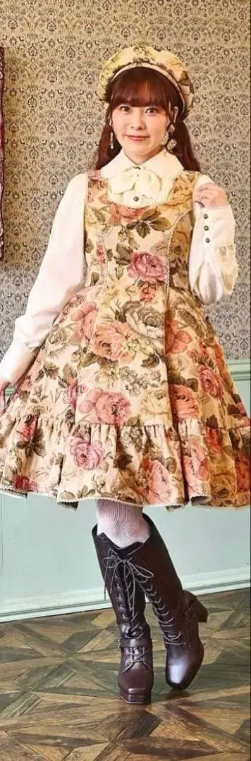 노엘 드 메모와르 오버롤 스커트 화이트 새상품 4L