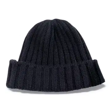 KIJIMA TAKAYUKI 캐시미어 니트 모자 KN-142907 네이비