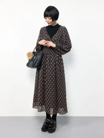 SLOBE IENA 슬로브 이에나 카슈쿨 원피스 쉬폰 롱 기장