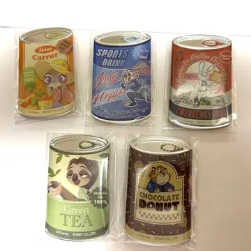 주토피아 mitamemo 캔뱃지 세트